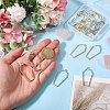 20Pcs 2 Colors Alloy Open Back Bezel Pendants FIND-CA0011-49-3