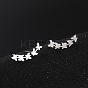 Non-Tarnish 304 Stainless Steel Stud Earrings EJEW-H095-02P-3