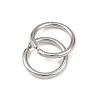 Tarnish Resistant 304 Stainless Steel Open Jump Rings STAS-E067-07-8mm-4