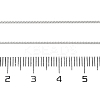 Non-Tarnish 304 Stainless Steel Serpentine Chain Necklace for Men Women NJEW-G076-01B-P-4