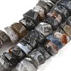 Natural Banded Agate Beads Strands G-K381-B01-2