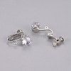 Brass Screw On Clip-on Earring Findings KK-L200-A01-P-2