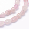 Natural Madagascar Rose Quartz Beads Strands G-K230-12-3