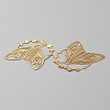 Hollow Brass Pendants KK-CJC0009-02C-01-2
