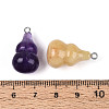 Natural & Synthetic Mixed Gemstone Pendants G-T144-73M-3