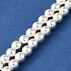 Electroplated Synthetic Magnetic Hematite Beads Strands G-I364-D01-S-2