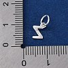 925 Sterling Silver Letter Charms LS-STER-C012-01S-Z-3