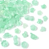 120Pcs 8 Styles Spray Painted Transparent Glass Beads GLAA-FS0002-22-3
