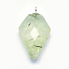 Natural Gemstone Pendants G-I196-02S-2