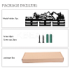Fashion Wood Medal Hanger Holder ODIS-WH0041-014-4
