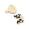 9Pcs Women Makeup Enamel Charm Pendant Colorful Alloy Enamel Charm Mixed Shape for Jewelry Necklace Bracelet Earring Making Crafts JX116A-2
