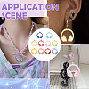 UV Plating Opaque Acrylic Pendants SACR-FZC0001-001G-7