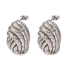 Non-Tarnish 304 Stainless Steel Stud Earrings EJEW-D095-10P-1