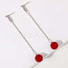 Alloy Stud Dangle Earrings EJEW-K072-18A-2