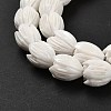 Synthetic Coral Dyed Carved Beads Strands CORA-P004-01D-3