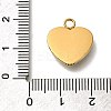Ion Plating(IP) 304 Stainless Steel Enamel Pendants STAS-A104-07G-4