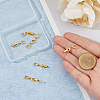 6Pcs Brass Fold Over Clasps KK-FH0007-43A-3