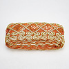 10 Yards Polyester Lace Ribbon with Paillette OCOR-WH0090-050A-5