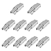 10Pcs 201 Stainless Steel Watch Band Clasps STAS-DC0015-89-1