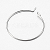 316 Surgical Stainless Steel Hoop Earrings Findings LS-STAS-I097-050C-3
