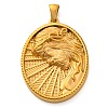 Religion Golden Tone 304 Stainless Steel Pendants LS-STAS-K289-01G-11-1