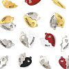 10 Sets Spray Painted Alloy Split Pendants FIND-FS0004-20-3