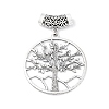 6Pcs 6 Styles Tibetan Style Alloy European Dangle Charms HJEW-FH00012-1