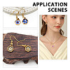120Pcs 2 Colors Alloy Open Back Bezel Pendants FIND-AR0005-93-5