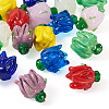 16Pcs 8 Colors Handmade Lampwork Beads LAMP-TA0001-33-2