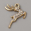Alloy with Crystal Rhinestone Pendants LS-FIND-WH0126-176A-G-1