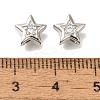 Brass Micro Pave Cubic Zirconia KK-Q001-05P-04-3