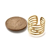 304 Stainless Steel Multi-layer Open Cuff Rings for Women LS-STAS-Z108-03G-04-5