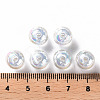 Transparent Acrylic Beads TACR-S152-15B-SS2113-4