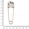 Alloy Extra Large Safety Pin Brooches PALLOY-P333-01P-2