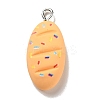 Opaque Resin Pendants LS-RESI-G043-D05-2