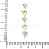 Brass Micro Pave Cubic Zirconia Big Pendants KK-A285-04A-GP-3