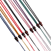 24Pcs 8 Styles Nylon Cord Necklace Makings NJEW-SC0001-43-1
