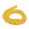 Baking Paint Imitation Jade Glass Bead Strands LS-DGLA-A034-J6MM-A30-4