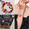 90Pcs 6 Colors Acrylic Beads SACR-YW0001-76-6