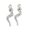 Brass Micro Pave Cubic Zirconia Pendants KK-E090-03P-1