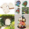 Wooden Fairy Door Decoration WOOD-NB0001-64C-6