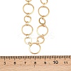 304 Stainless Steel 8MM and 12MM Ring Link Chain Necklaces NJEW-P343-02B-G-5