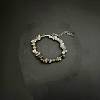 Natural Feldspar Chip Beaded Bracelets for Women IW6789-38-1