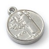 Non-Tarnish 304 Stainless Steel charms LS-STAS-O145-15P-2