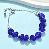 304 Stainless Steel Cable Chain Bracelets BJEW-Z123-01P-2