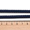 Braided Leather Cord with Core WL-F009-6mm-04-3