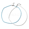 2Pcs 2 Colors Glass Seed Beaded Necklaces Set NJEW-FZ00030-1