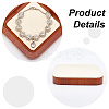 Square Wood Jewelry Plate AJEW-WH0401-71A-3