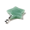 Natural Green Aventurine Pendants G-I319-04P-02-3