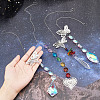 4Pcs 4 Style Hanging Suncatcher AJEW-SC0001-53-3